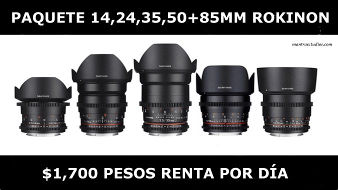 Paquete Rokinon